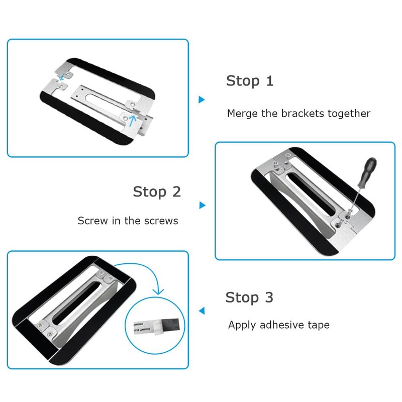 Mac mini Vertical Stand, IFCASE Aluminum Non-Slip Desktop Vertical Stand