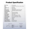 VCELINK CAT6 Tool-Free RJ45 Connector, No-Crimp Compact UTP Reusable Plug