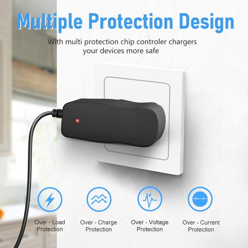 SLLEA AC Adapter for CONTEC CMS-VESD Visual Digital Stethoscope ECG