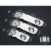 3" Black Heavy Duty Secure Door Latch Hasp and Staple