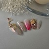 Light Rose Moon Handmade Nail Tips - Ballerina M /