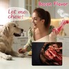 LosFong Tough Bone Dog Chew Toys for Aggressive Chewers, Bacon