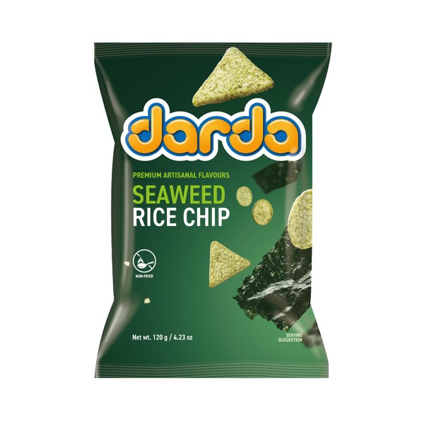 Darda Rice Chip - Seaweed | Air-Popped, Crispy & Light