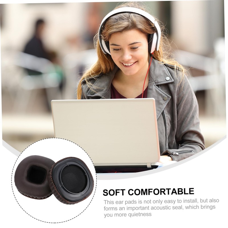 TEHAUX 1 Set Premium Ear Pads Replacement for Mid Headphones