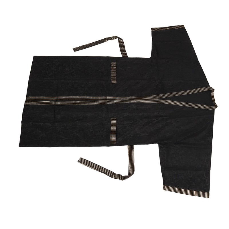 Haircut Gown with Pocket Short Sleeve Professional Belt Grooming Work