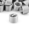 100 Piezas 304 Reparación de Acero Inoxidable Inserto Tuerca Alambre