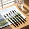 Hadnves 6 PCS Pinstriping Brush Kit Striping Brushes Detail Script