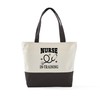 CafePress Nurse In Training Gift Canvas Tote Top Zipper Closure