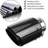 Umisu Carbon Fiber Exhaust Pipe Silencer Stainless Steel Car Rear