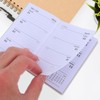 SHINEOFI 2025 Planner Notebook Mini Daily Schedule Notepad Mini Agenda