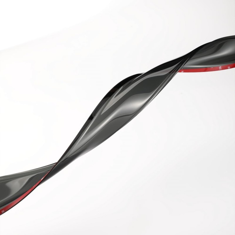 Ratzsdala 94329 External Durable Side Window Rain Guards, 4pcs Tape