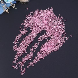 Housoutil 1000pcs Acrylic Diamonds for Table Decorations Transparent Scattering Crystals for Weddings Bridal Showers Parties Crafts and Vase Fillers