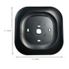 CAMGJORT Black Thermostat Decorative Wall Plate Bracket Compatible with New