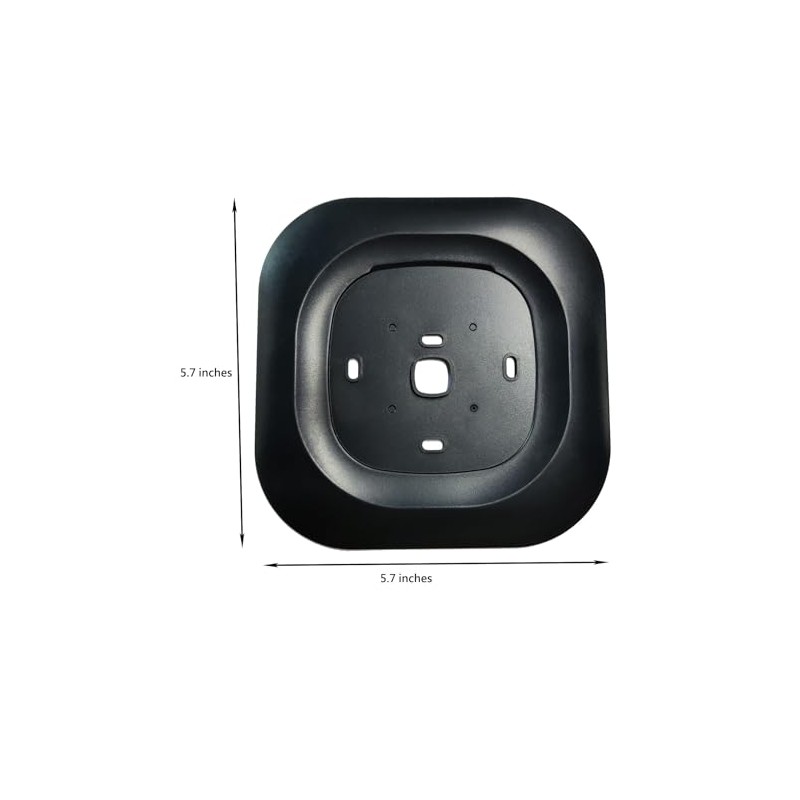 CAMGJORT Black Thermostat Decorative Wall Plate Bracket Compatible with New