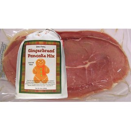 Country Ham and Pancakes (Gingerbread Pancakes)