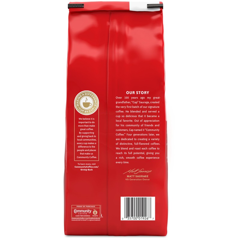 Community Coffee Cafe Special Decaf, Medium-Dark Roast Ground, 20 Ounce