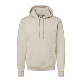 Champion Mens Powerblend Hooded Sweatshirt, M, Sand