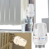 2 Pcs Thermostatic Radiator Heads Automatical Temperature Control Heads Anti
