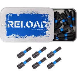Rehook Reload 25x T25's - 25mm Impact Screwdriver Drill Driver Bits Set T25, Star bits, Torx Tool bits for Dewalt, Milwaukee, Bosch, Sabrecut and Others (T25)