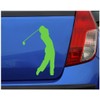 Samunshi® Autoaufkleber Golfspieler Aufkleber in 7 Größen und 25 Farben