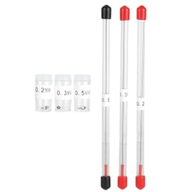 Walfront Juego de Boquillas de Limpieza de Aerógrafo 0,2/0,3/0,5 Mm Boquilla de Aerógrafo Boquilla de Aerógrafo Tapa de Boquilla Piezas de Repuesto para Accesorios de Pistola, Recubrimiento De