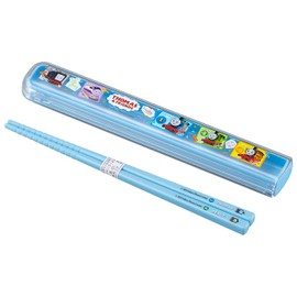 OSK HS-11 Thomas the Tank Engine Chopsticks and Case Set, Blue, Dishwasher Safe