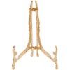 Bard's Ornate Hinged Brass Plate Stand, 7.5" H x 5"