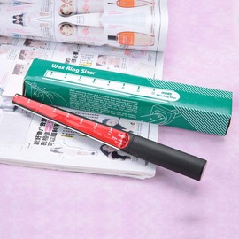 Tamaño del Anillo de Cera, Tamaño del Palo de Cera Tamaño del Anillo de Cera Regla de Palo de Dedo Herramienta de Mandril de tamaño de joyería