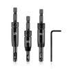 3 Pcs CC2430 Self Centering Drill Bit Set 3/32", 7/64",