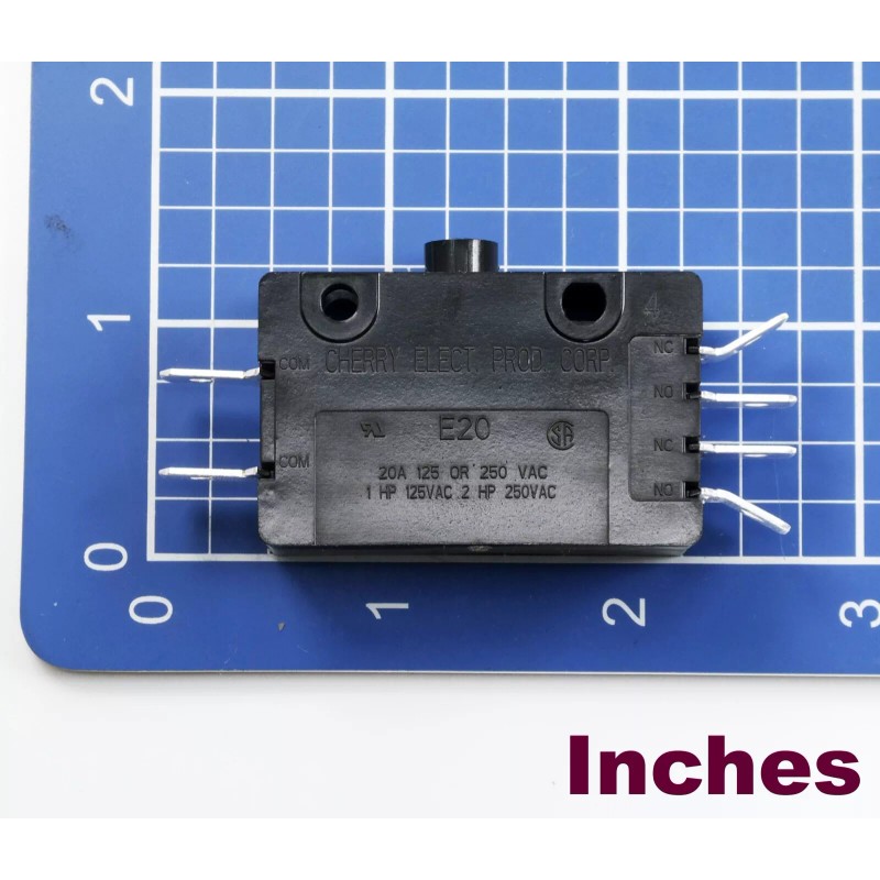 CHERRY E20-00A Plunger 2NO Snap Action 25A Micro Switch E20001A