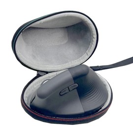 ASHATA Estuche Rígido de Viaje para Mouse Ergonómico Vertical Lift, Reemplazo de Estuche Rígido Impermeable, Estuche Portátil para Mouse EVA Shell, para Viajes en el Hogar Y la
