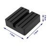 VGOL Pack of 4 Slotted Square Rubber Blocks for Jack