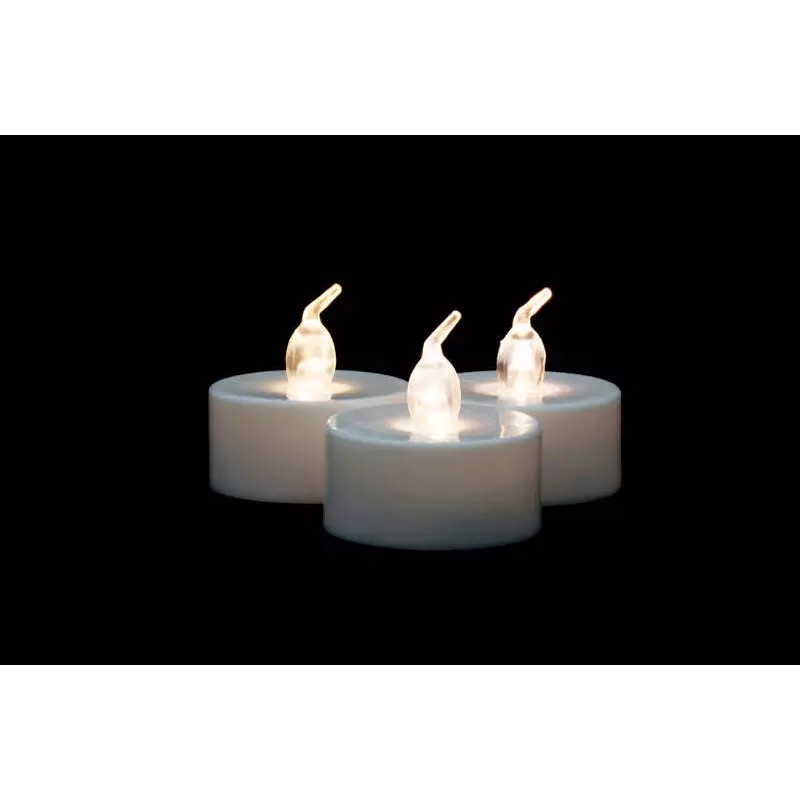 Fantado LED Battery Operated Flameless Tea Light Candles - Warm