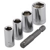 wolfcraft Wrench Socket Set (A/F 7,8,10,13), 5 Pcs. I 2413000