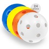 Fat Pipe Floorball Unihockey Ball Team Set of 24 Fat