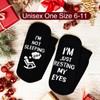 I'm Not Sleeping Just Resting My Eyes Funny Socks for