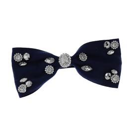 Mikinona Rhinestone Hairpin Bowknot Clip for Women Girls Fashion Hair Accessory Hair Bow