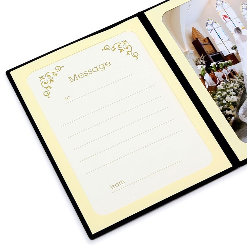 Yamadaya Hataya Blank Cover Photo Mount 2L 3 Sides Vertical