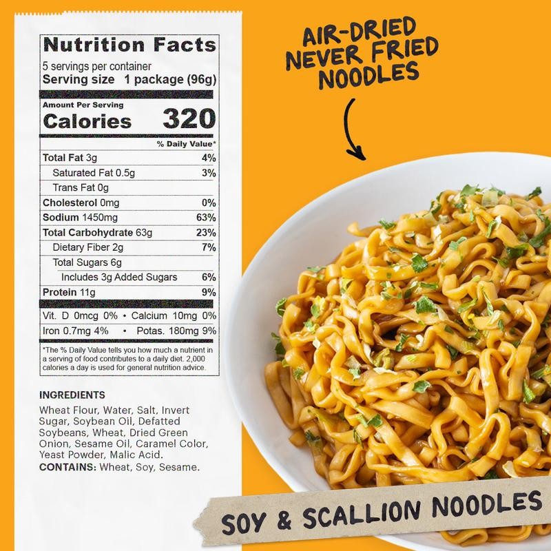 Soy & Scallion Noodles | 5 Packs