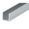 92" Long - Anodized Aluminum U-Channel 6063 Alloy T-6 Temper