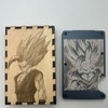 Beast Gohan Aluminum Wallet With wooden Case slim credit