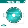 6 Pack 4 Inch Indestructible Disc for Angle Grinder,7/8" Arbor