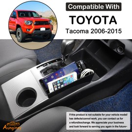 Aunginsy Center Console Side Gear Shift Storage Box Compatible with Toyota Tacoma 2006-2015 Gear Shifter Storage Box Central Control Organizer Tray Armrest Storage Box Save Space Interior Accessories