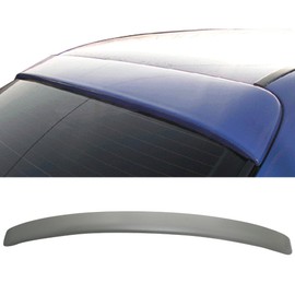 Roof Spoiler Compatible with 1995-2001 Benz W210 E-Class E320 E430 E55, AMG Style Unpainted ABS Rear Wind Spoiler Wing Bodykit by IKON MOTORSPORTS, 1996 1997 1998 1999 2000