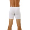 Underworks Mens Cotton Spandex Ultra Light Compression Long Boxers 3-Pack