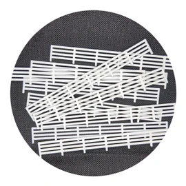 OO Gauge 1:76 Model Railway Line Side Fence Scenery Fencing Kit 10 Panels White