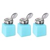 HARFINGTON 3pcs Solvent Alcohol Dispensers 100ml(3.4oz) Push Down Liquid Dispenser