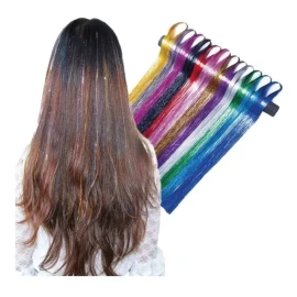 Gala Extensiones De Glitter Gala Para Cabello 10 Docenas/120 Paq
