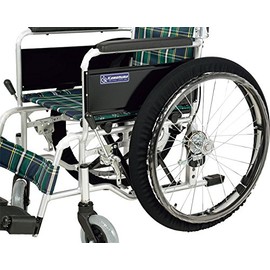 Assistance Team CX-07017 Wheelchair Tire Cover Set of 2 (Support Team) (Wheelchair Accessories)
