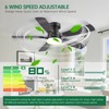 iacaf Ceiling Fans with Lights, 48 inch Flush Mount Ceiling